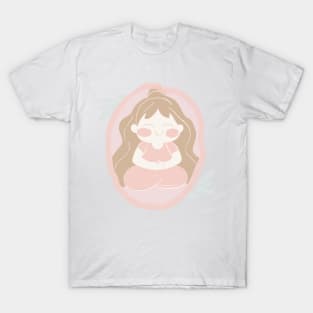 Meditating little girl T-Shirt